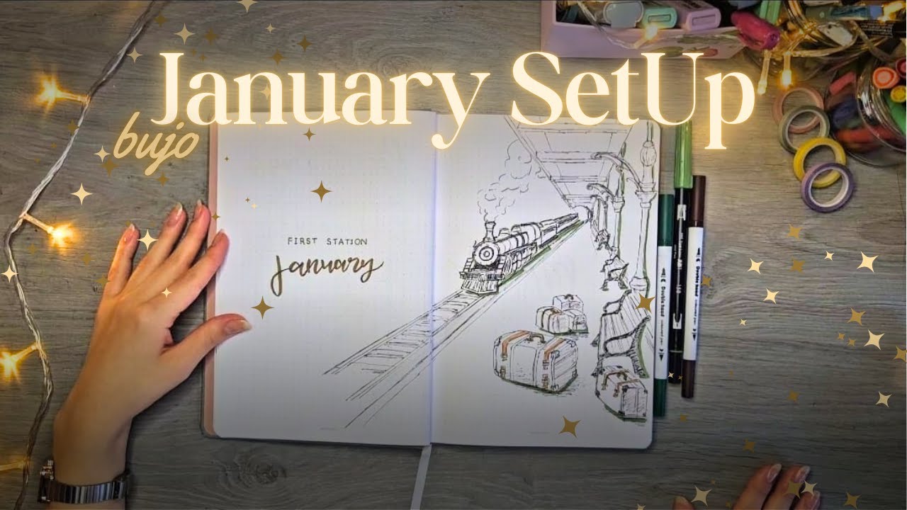 Ocak Ayı Bullet Journal Kurulumum