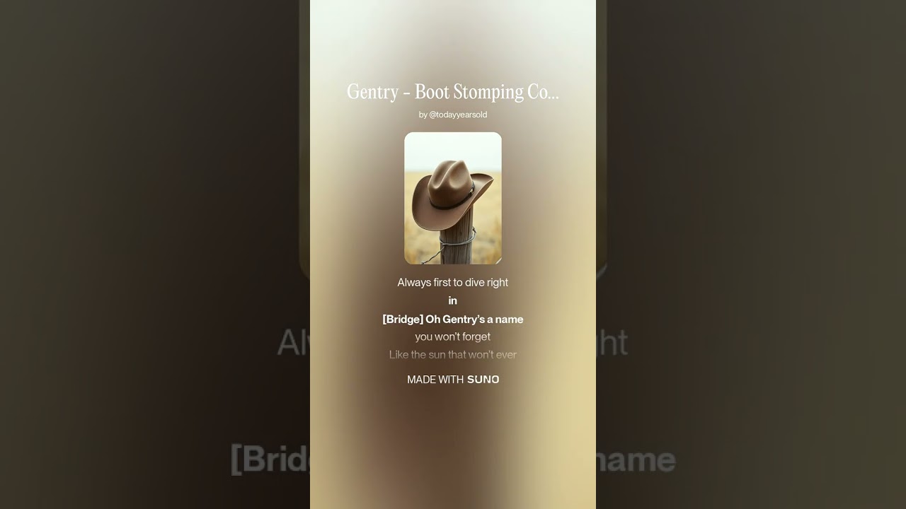 Gentry - Boot Stomping Country