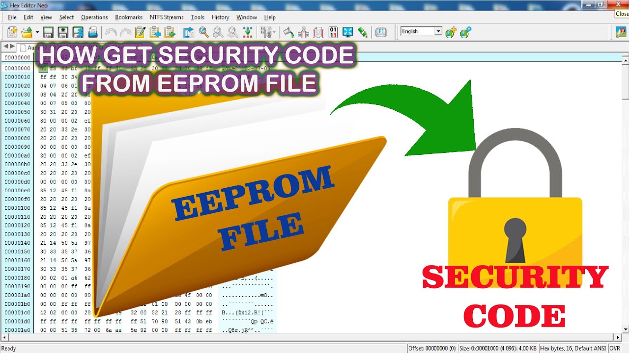 Security code from eeprom file EDC16
