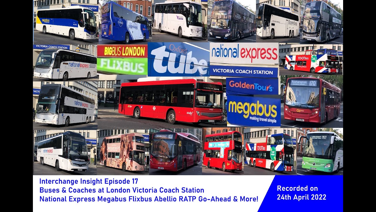 Interchange Insight 17 - Buses & Coaches at London Victoria Coach Station | NX Megabus Abellio RATP