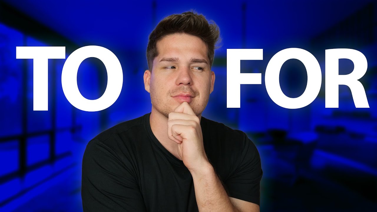 TO x For qual usar? quando usar? e qual a diferença?