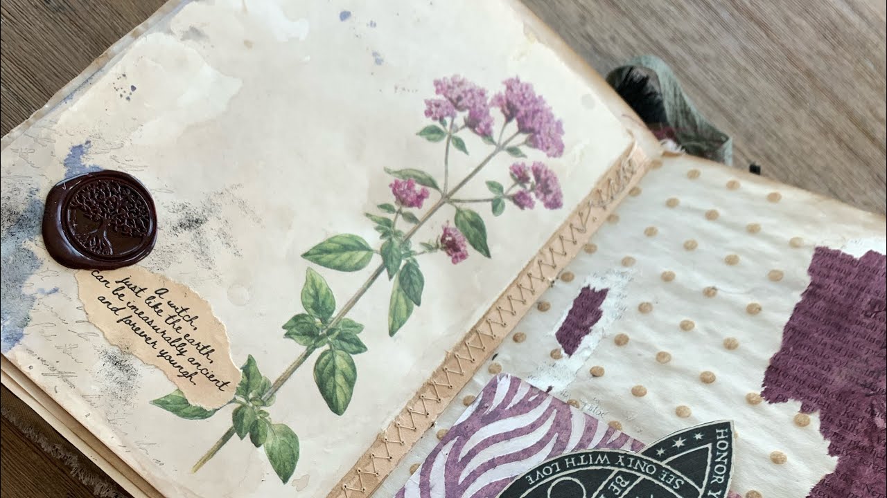 Woodland Junk Journal Grimoire from Lucia