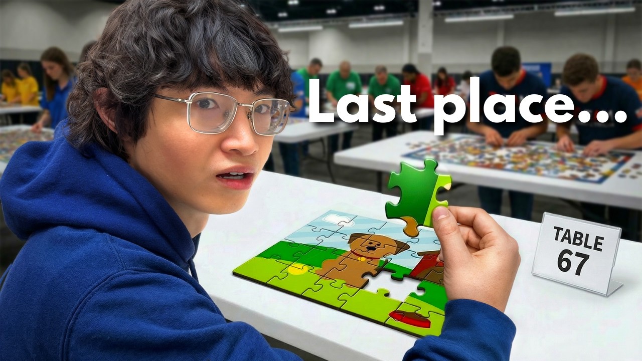 I competed at a Jigsaw Competition with NO Experience!