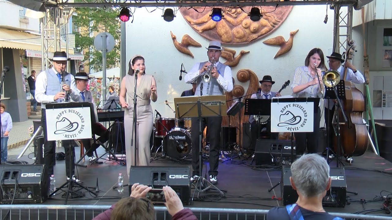 A Happy Dixieland Band koncertje Hévízen
