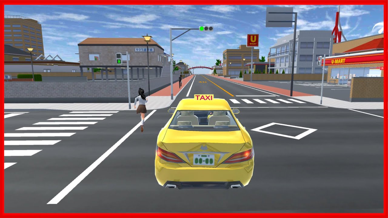 BECOMING A TAXI DRIVER || SAKURA School Simulator