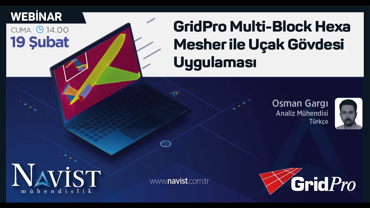 NAVİST I GridPro ile Uçak Modeli Uygulama 19Şbt21