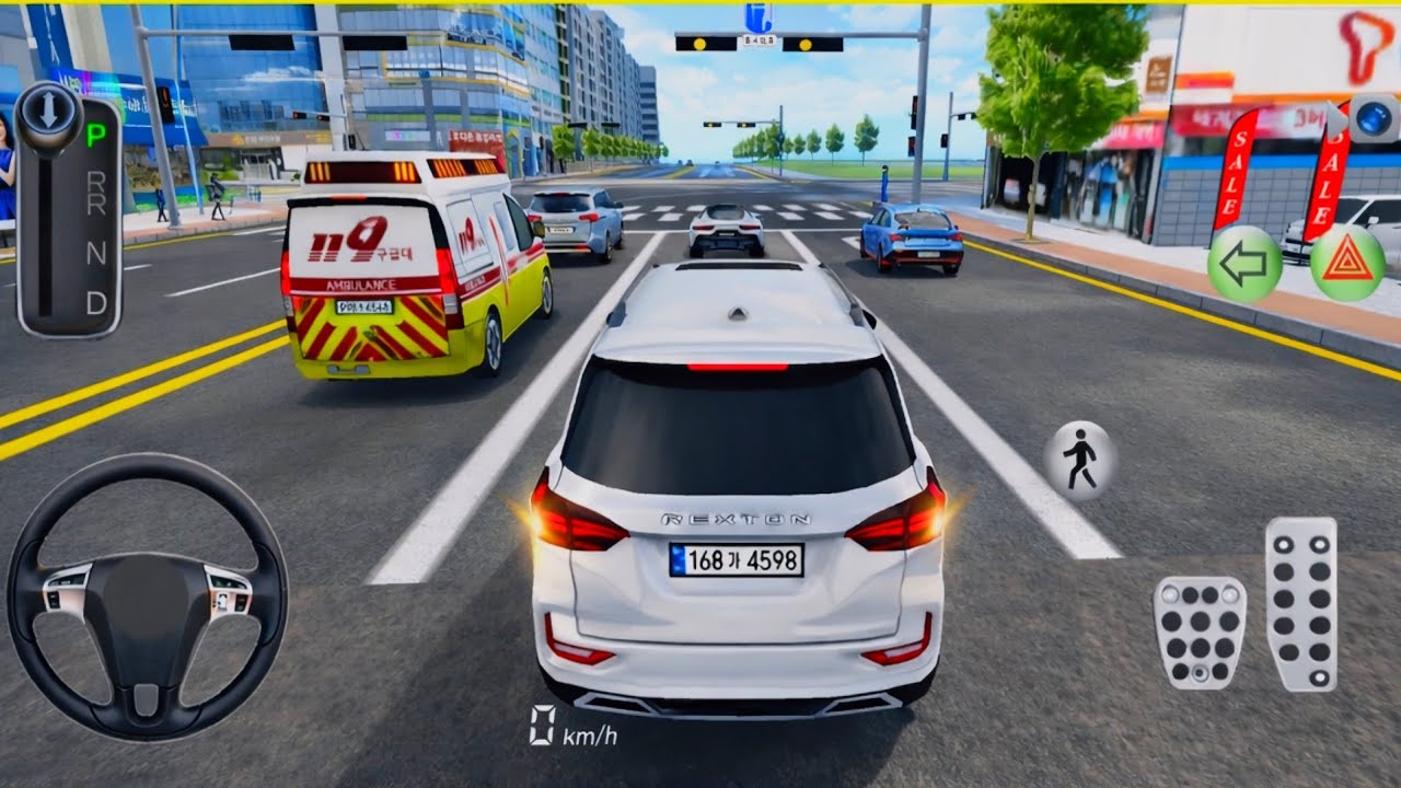 New KIA Rexton For Parking 3D Driving Class Android Gameplay | Car Game | Android Gameplay 