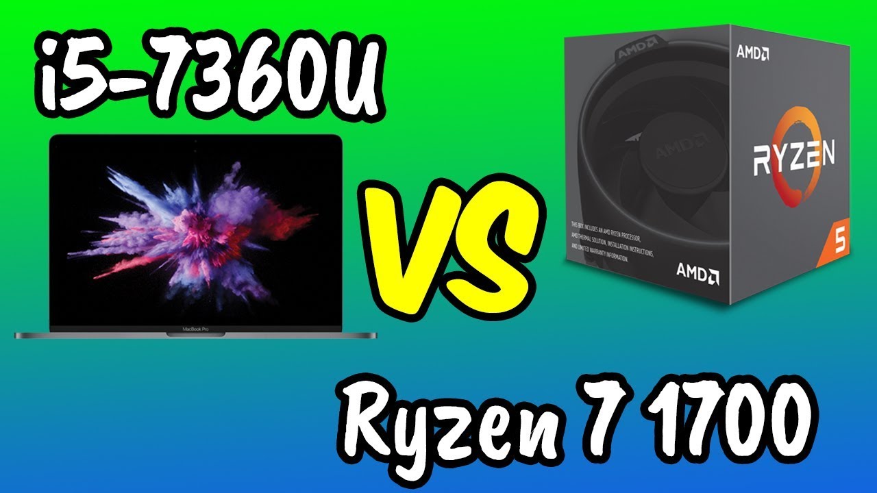 💥i5-7360U vs Ryzen 7 1700 🔥Benchmarks Test! 🎮 [4K]