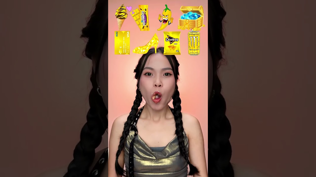 Yellow ice cream eating #food #mukbang #eatingchallenge #eating #viralvideo #toby0502 #asmr