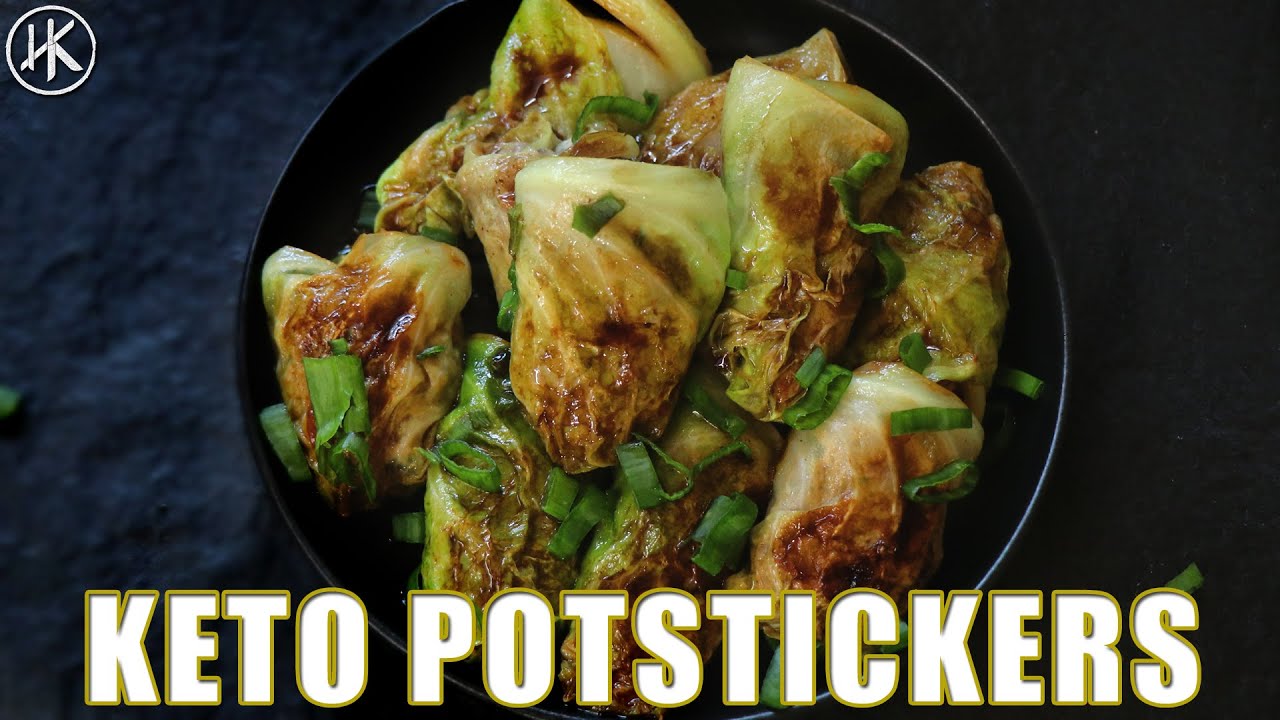 5 Ingredient Keto Potstickers (EASY KETO DUMPLINGS) - ONLY 1 NET CARB PER DUMPLING!!!
