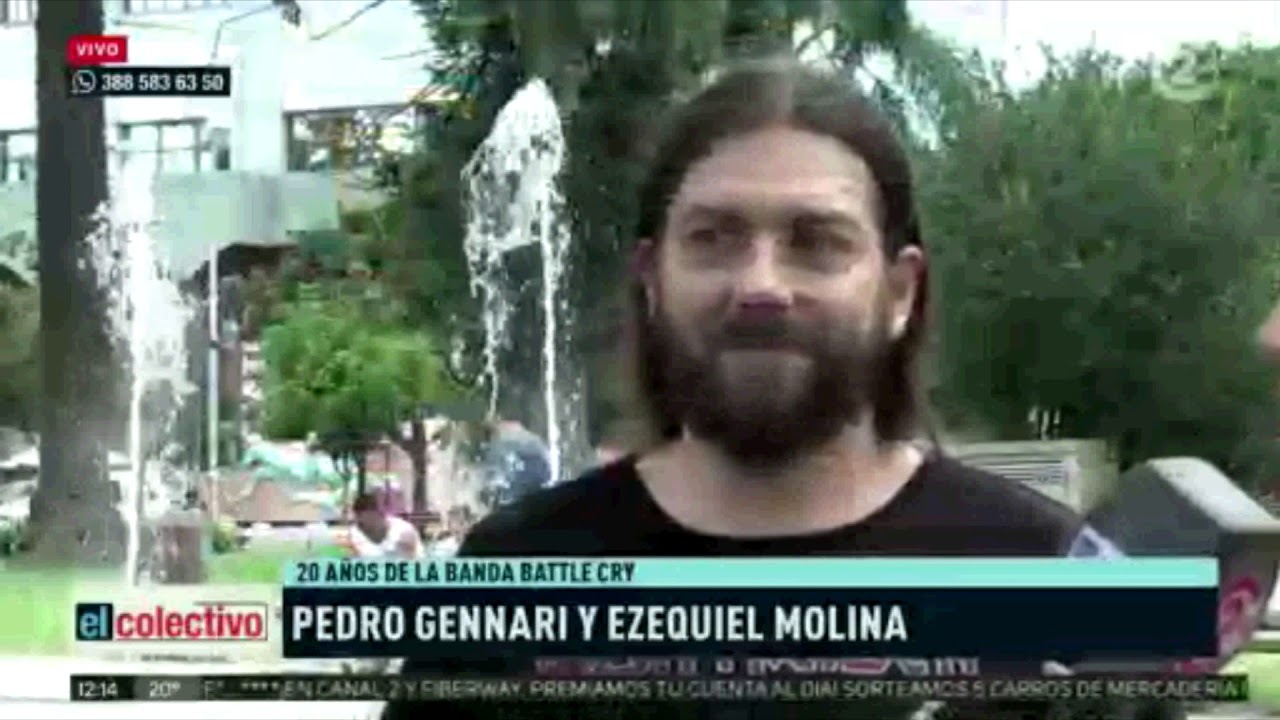 Battle Cry Entrevista en la TV de Jujuy por los 20 años