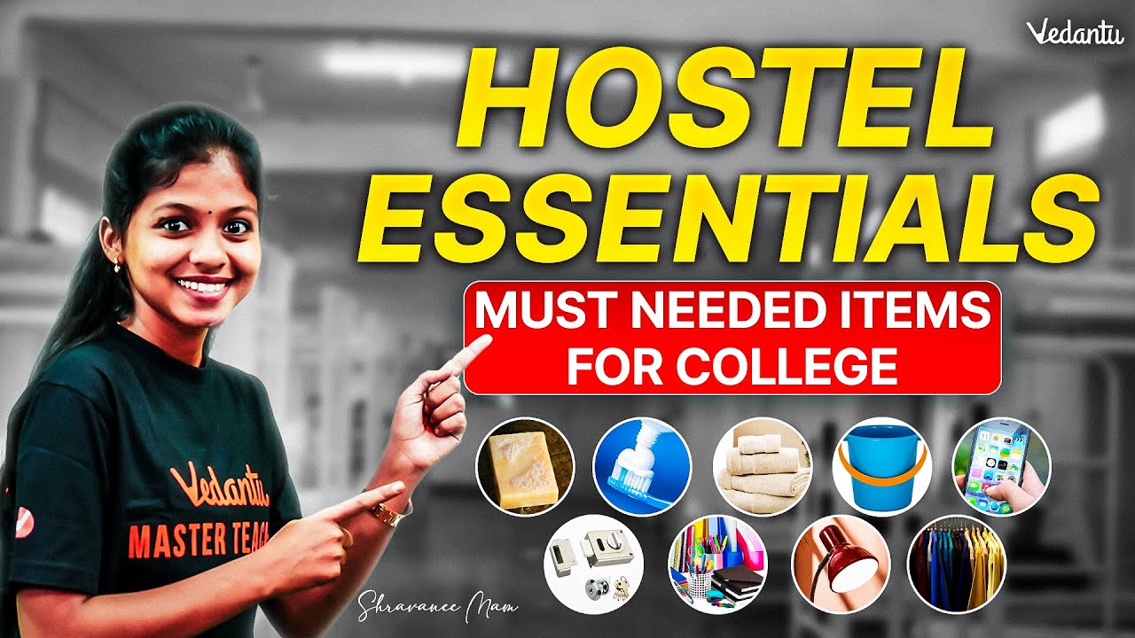 Things you need in Hostel | Hostel Packing Essentials | Shravanee Ma'am