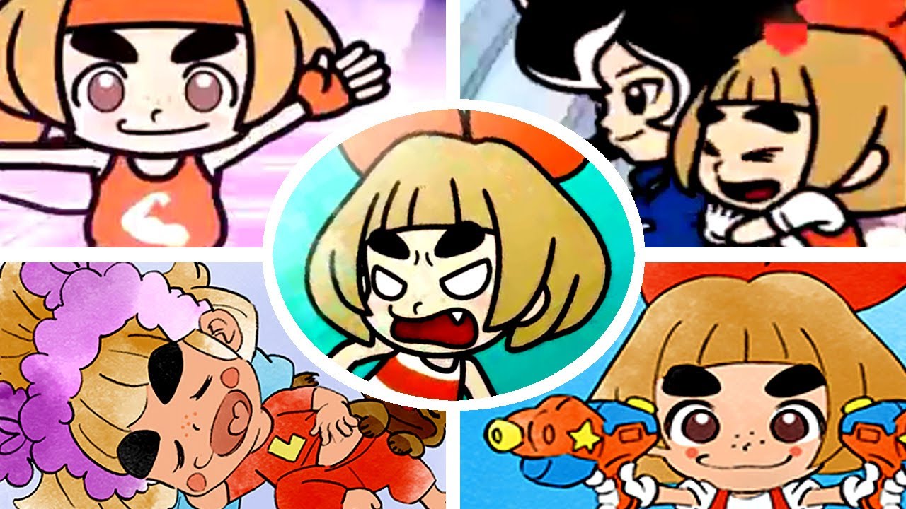 Evolution of Lulu in WarioWare Games (2018-2023)