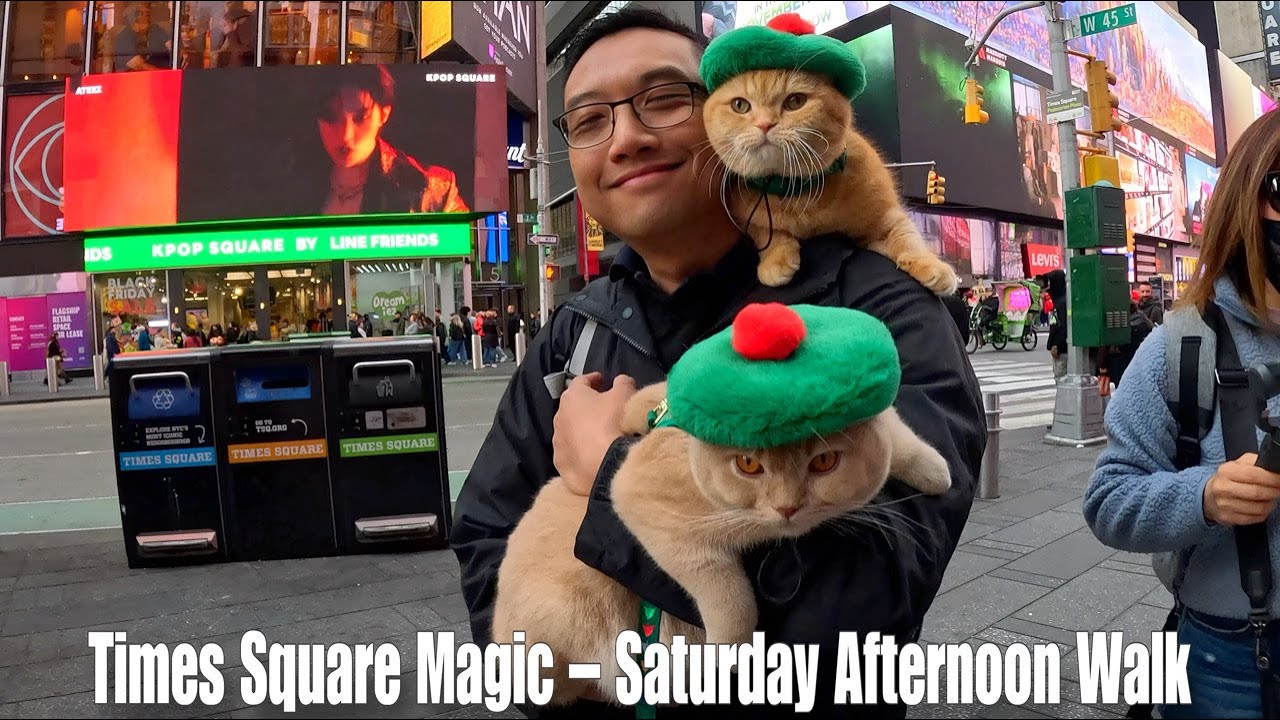 Times Square NYC Walk at Sunset | Saturday Energy & Real Street Scenes (Nov 15, 2025)