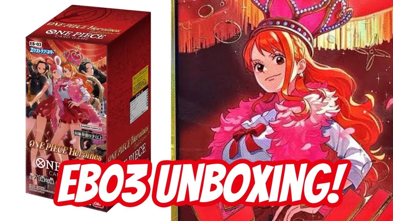 Opening A EB03 Booster Box! | One Piece EB03 Heroine Edition Unboxing