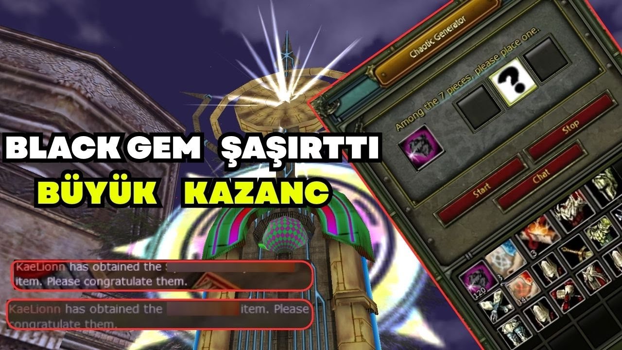 BLACK GEM'DEN EFSANE DROP ..!  BP PRİEST SERİSİ #3 I Knight Online ZERO