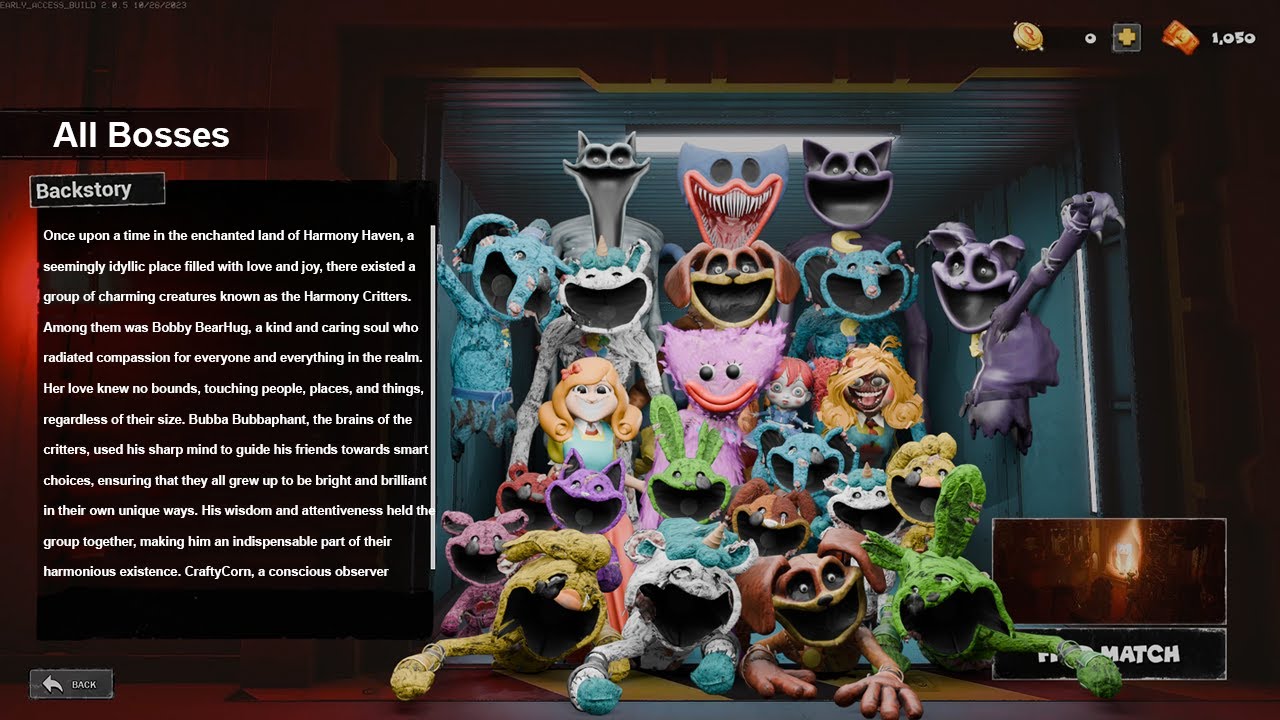 Project: Playtime - Select Menu All New Bosses Poppy Playtime Chapter 3