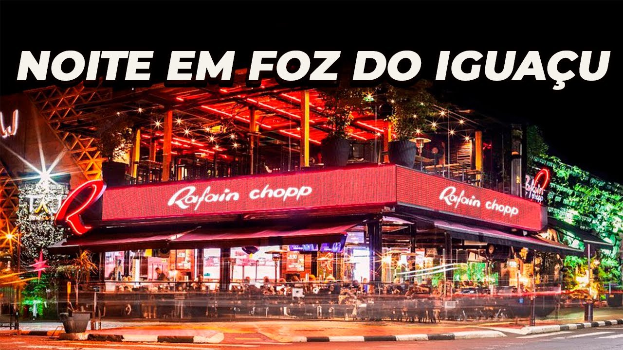 Rolê em Foz do Iguaçu na rua Jorge Schimmelpfeng a noite, Pulso Boêmio e gastronomia