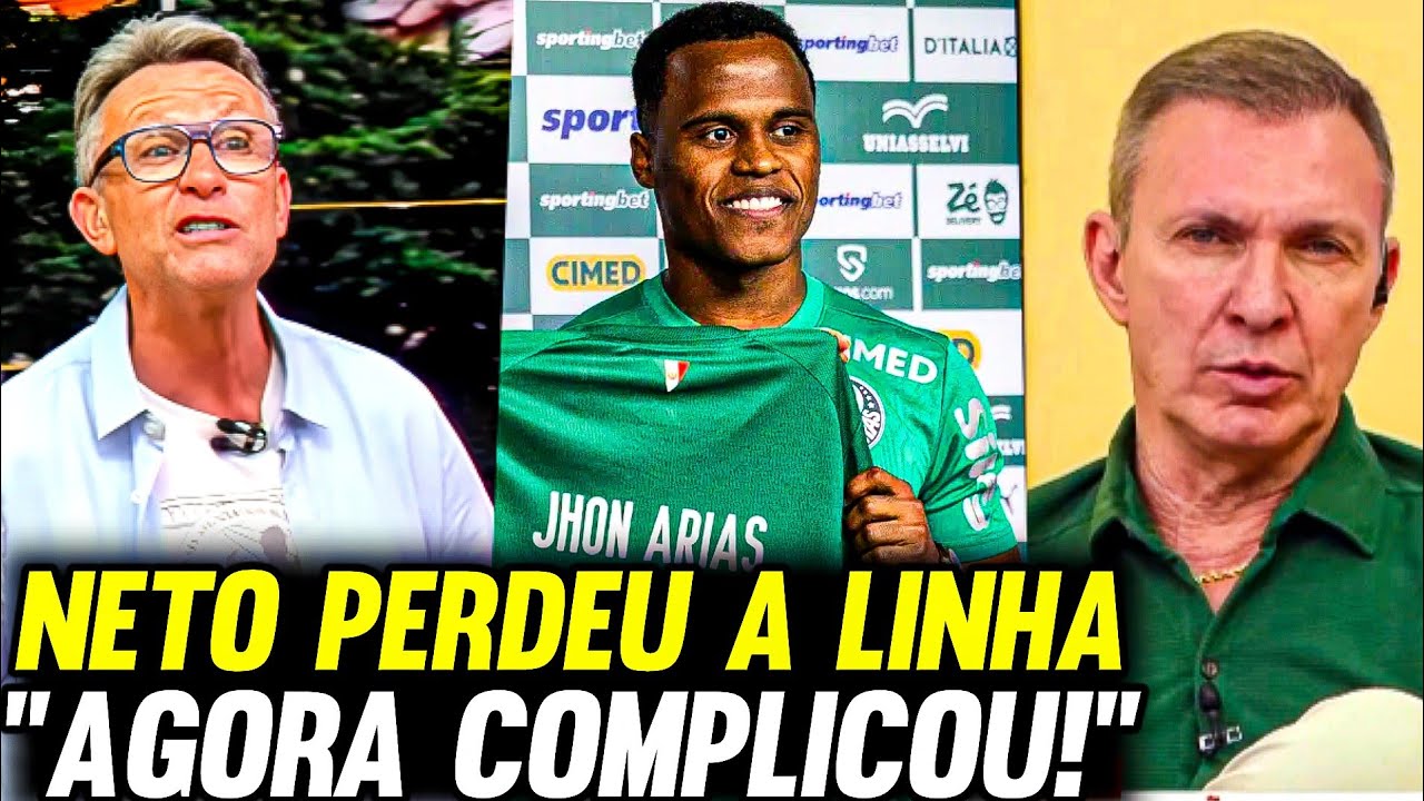 NETO FICA EM CHOQUE! CHEGADA DE ARIAS AO PALMEIRAS DEIXA ANTIS EM PÂNICO