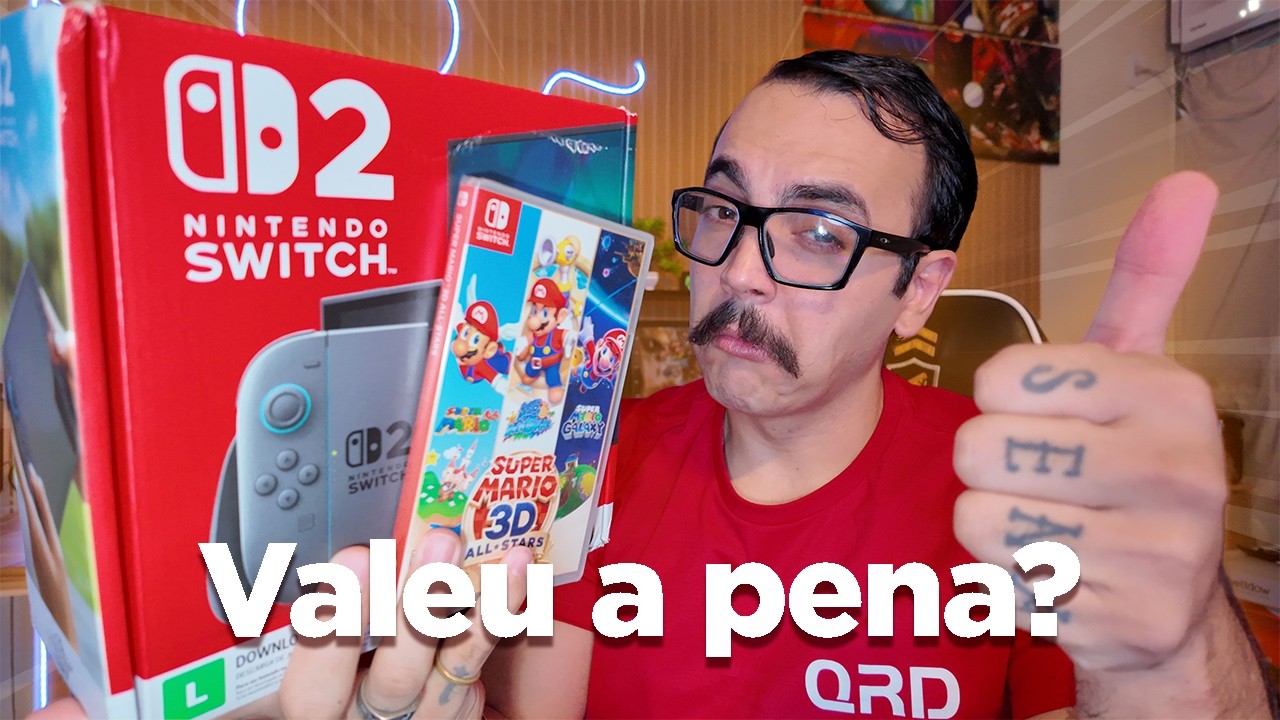 Comprei o Nintendo Switch 2 do Mercado Livre no SACO de LIXO