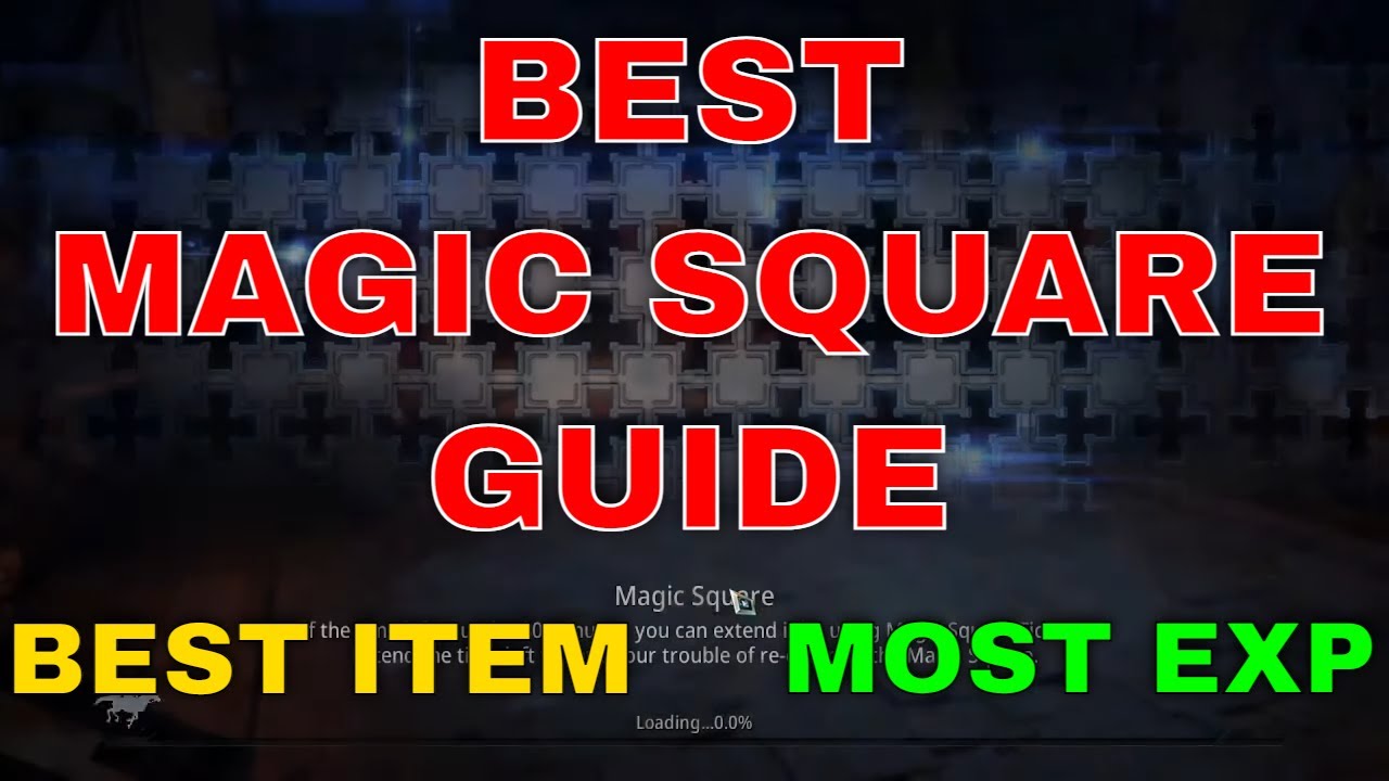 Mir4 Guide Tips - What Should I do in Magic Square? BEST ULTIMATE MAGIC SQUARE GUIDE