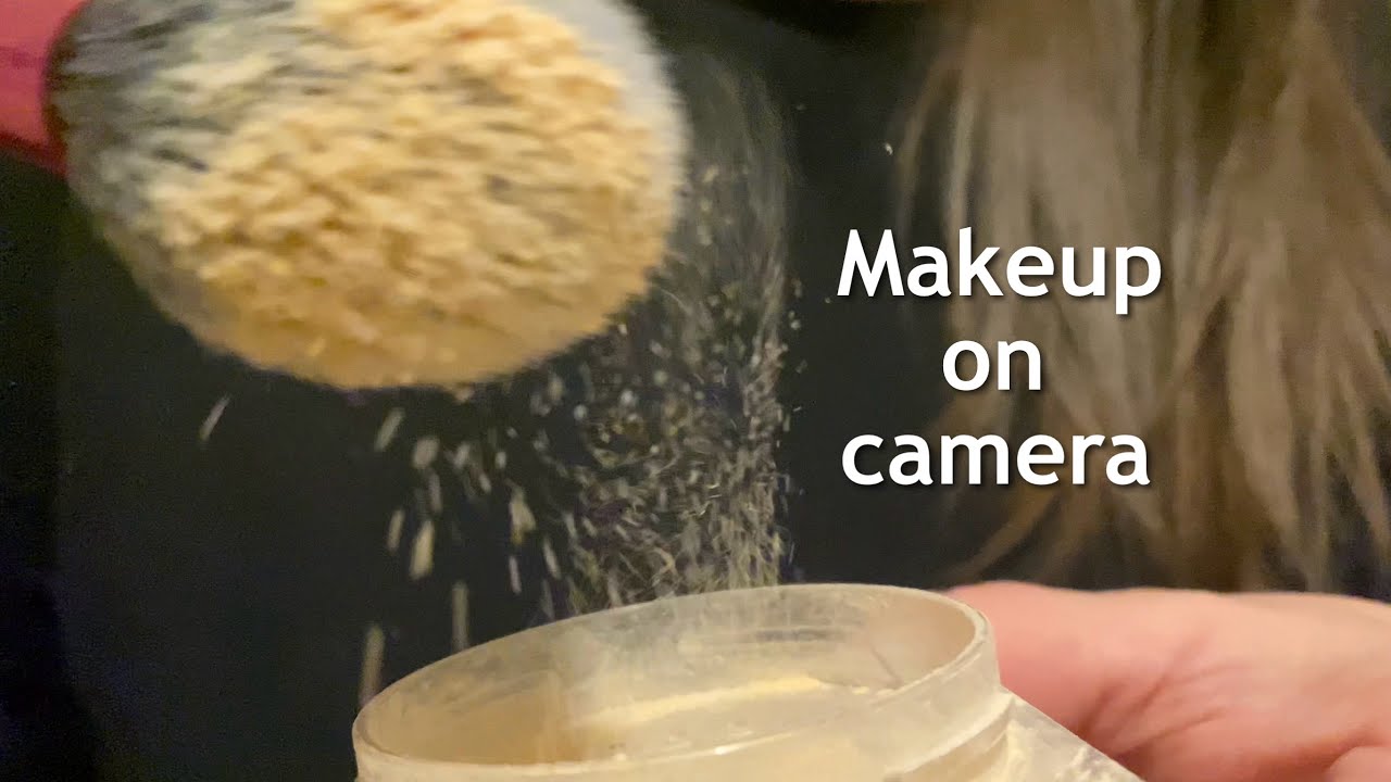 ASMR Doing your makeup on camera screen with drugstore products 💄actual camera touching lofi