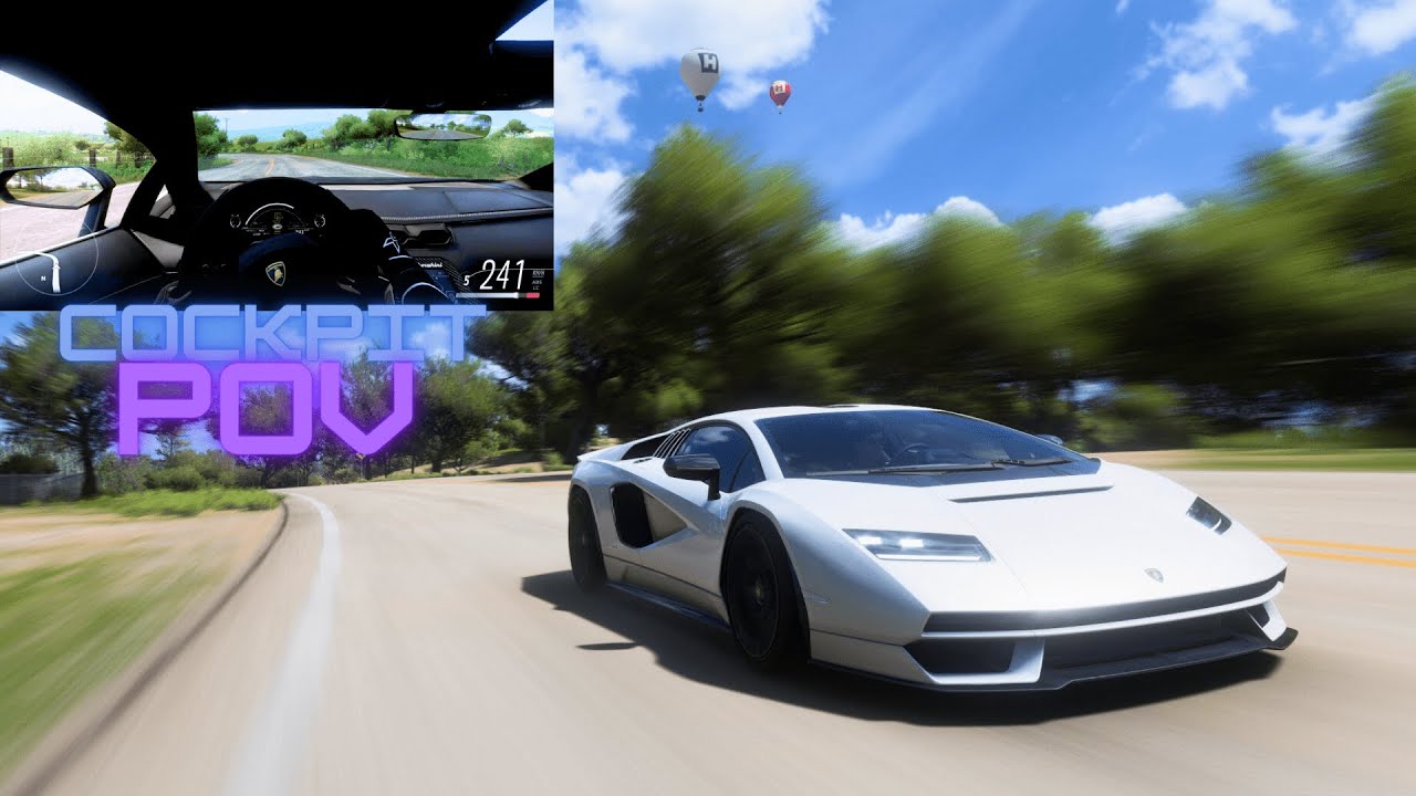 Lamborghini Countach | Forza Horizon 5 | Open World Free Roam Gameplay