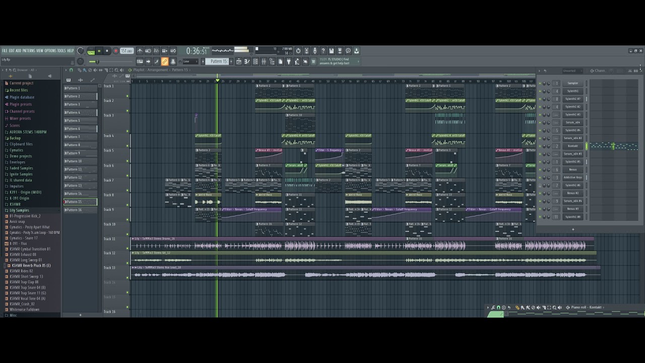 Alan Walker, K-391 & Emelie Hollow - Lily (FL Studio Remake) FLP Details in Description