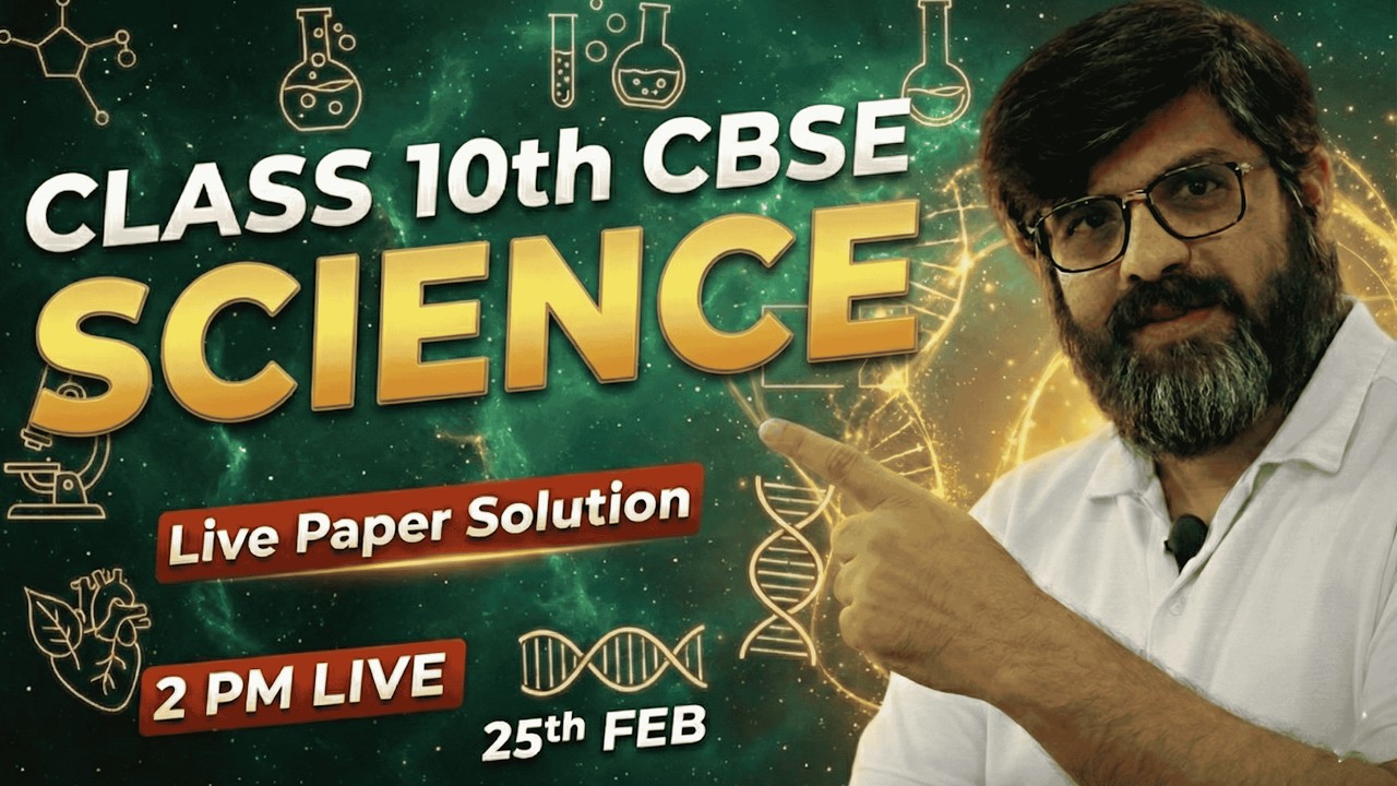 Class 10 Science LIVE Paper Solution | Full Board Exam Discussion 2026