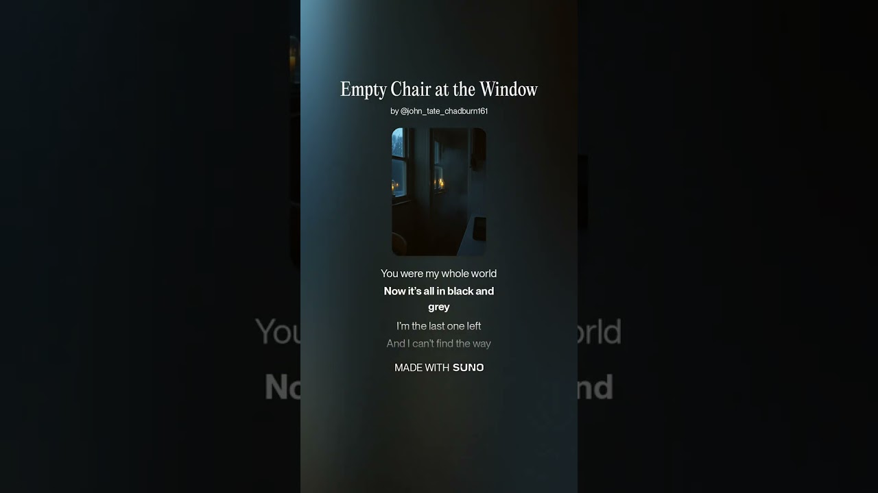 Empty Chair at the Window Version 1