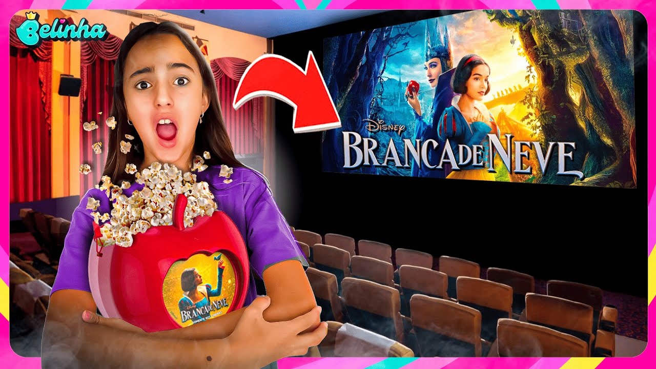 ASSISTIMOS O FILME DA BRANCA DE NEVE ÁS 3 HORAS DA MANHÃ NO CINEMA
