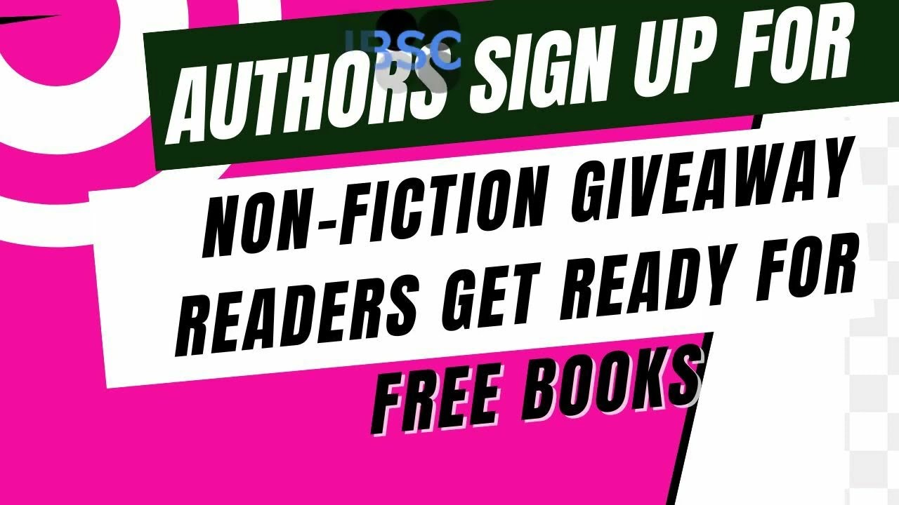 For Authors  Signup for Giveaway Readers  Coming Soon Non-Fiction Giveaway #authors