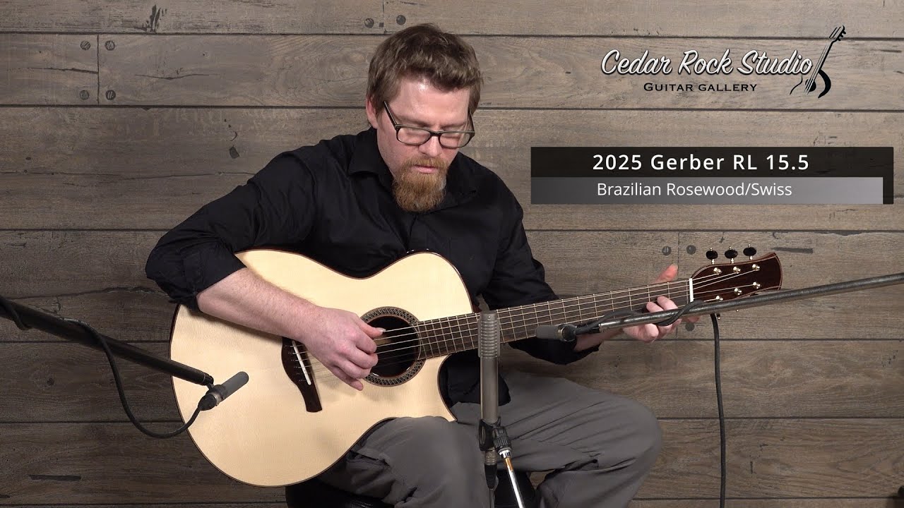 2025 Ryan Gerber RL 15.5 Fanfret (Brazilian Rosewood/Swiss) played by Matt Thomas