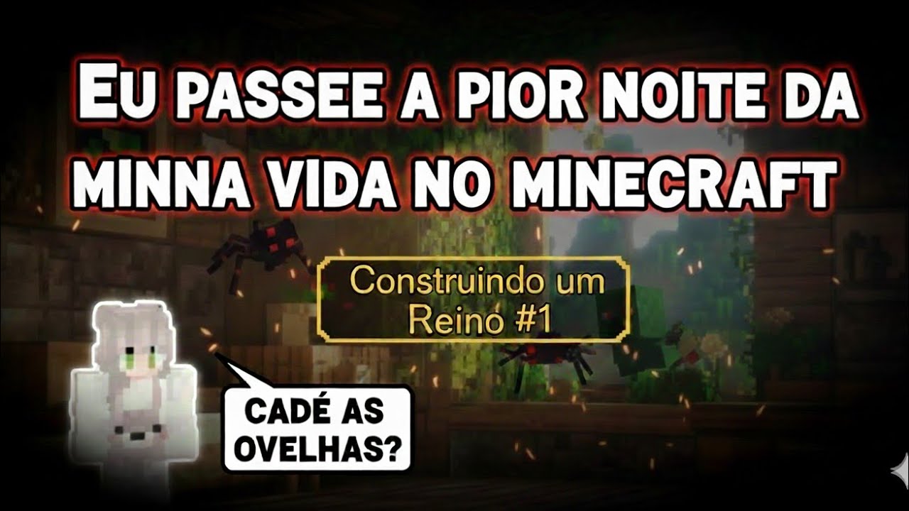 Comecei meu Reino da PIOR forma possível no Minecraft Survival.