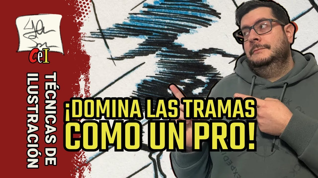 Domina las TRAMAS en BLANCO y NEGRO: Técnicas de ILUSTRACIÓN para CÓMIC