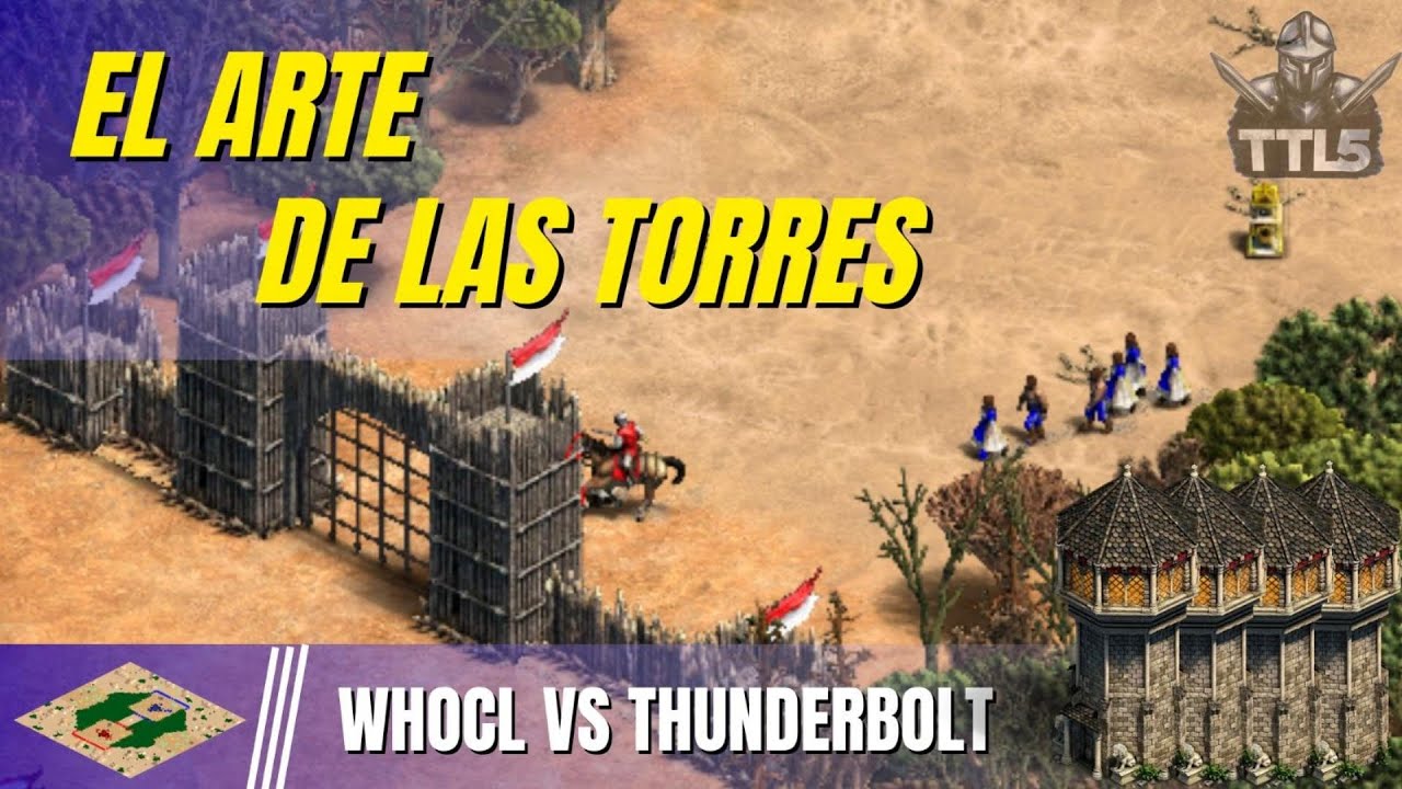 😲¡Nadie esperaba este Tower Rush! TTL SILVER LEAGUE #aoe2 #pov