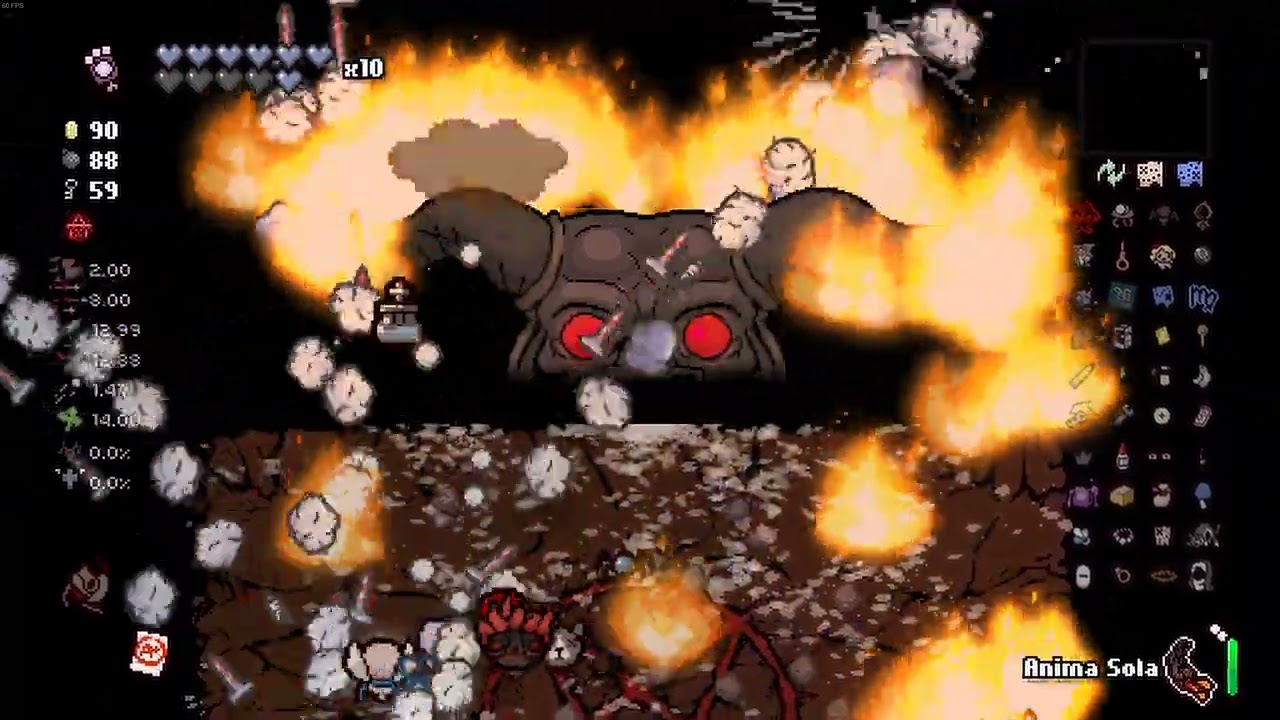 Tainted Jacob v Mega Satan (2nd save file)