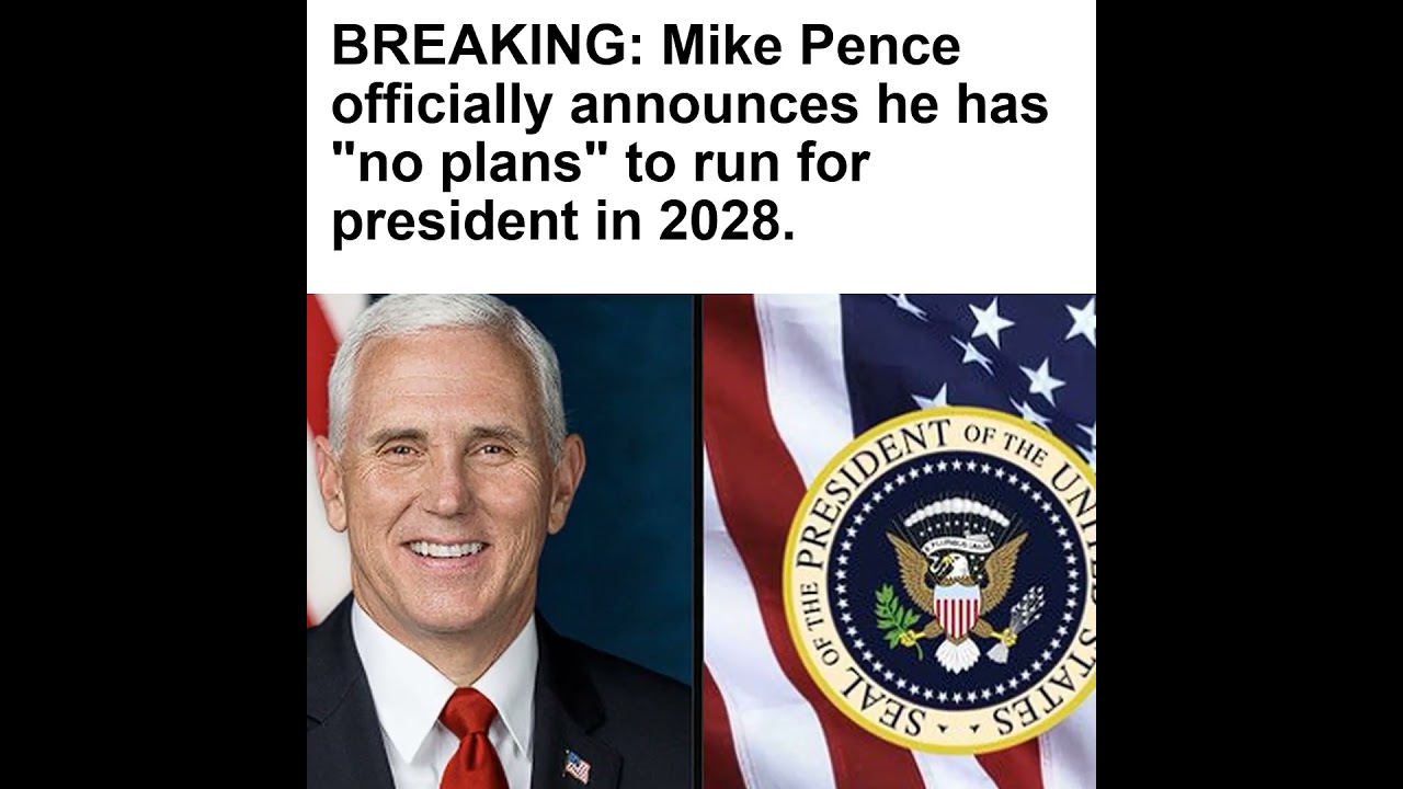 BREAKING: Mike Pence officially announces he has 