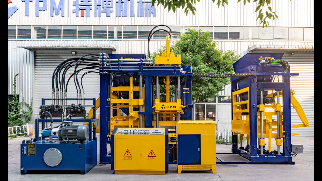 Servo Vibration Solutions for TPM6000G Concrete Block Machine