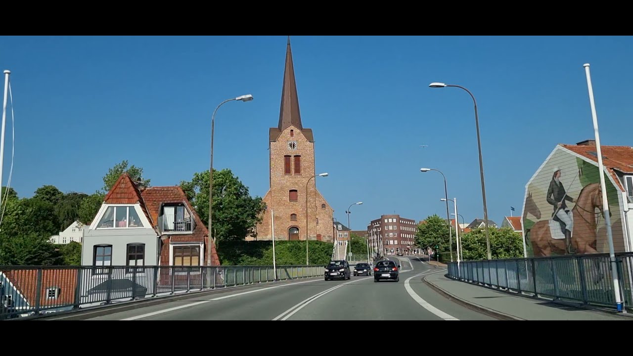 Summer day Drive-Gråsten to Sønderborg | Road trip | ஐரோப்பா சாலை பயணம் | Fairy tale road in Europe
