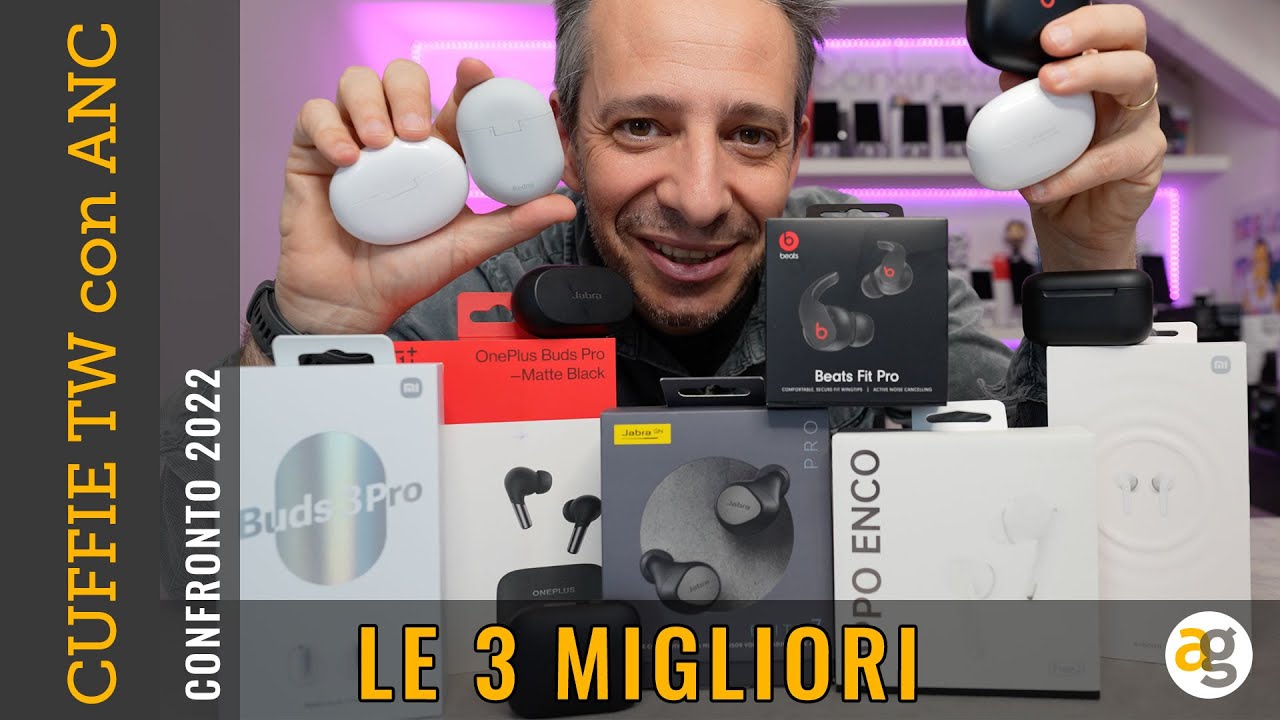 LE MIGLIORI CUFFIE WIRELESS 2022 con ANC. Amazon BUDS, Beats, OnePlus, Jabra, Xiaomi, Redmi e Oppo.