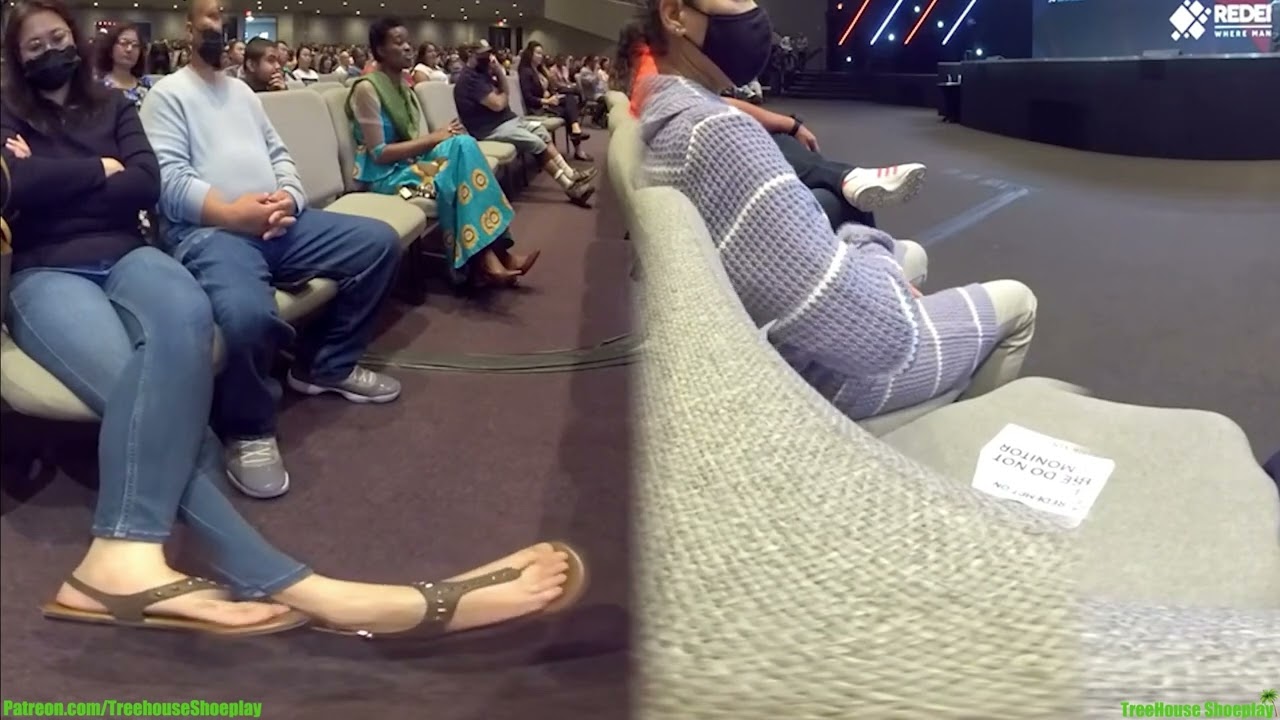 Asian Candid Feet Shaking