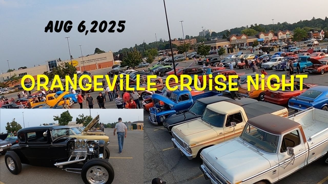 Orangeville car show Aug6,2025   HD 1080p