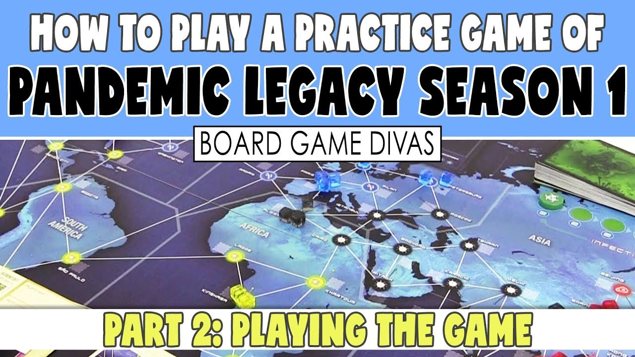 Pandemic Legacy Season 1: Playing a Practice Game - PART 2