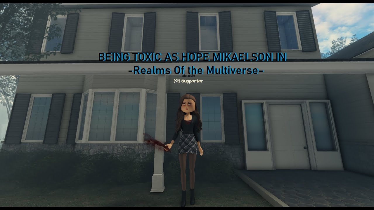 TOXIC HOPE MIKAELSON GAMEPLAY IN *REALMS OF THE MULTIVERSE*        | ROBLOX |