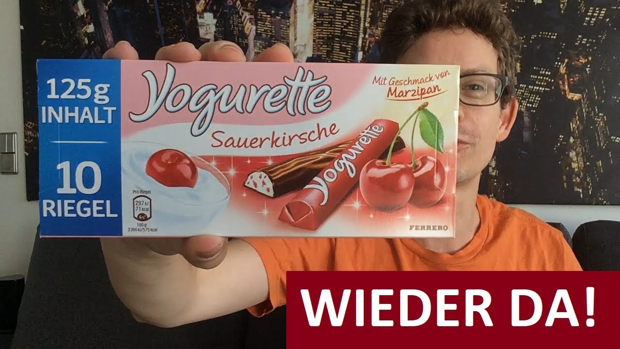 Yogurette Sauerkirsche mit Marzipan-Geschmack im Schnell-Test: Die beste Edition aller Zeiten?