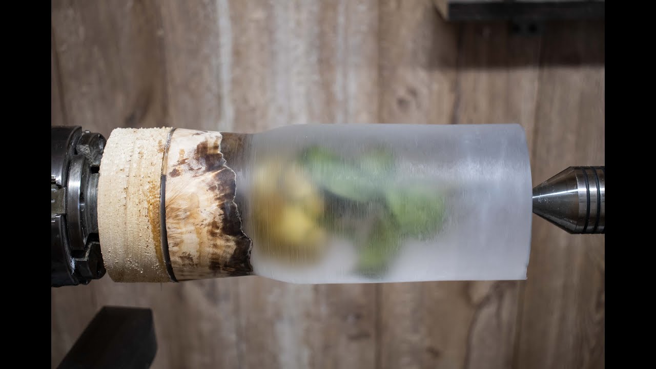 Woodturning - Rose and Resin! You didn’t expect this!