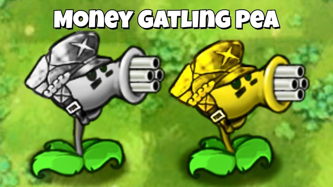 PVZ Fusion 3.2.1 💰 Money Gatling Pea 🔫 Súng Máy Bắn Tiền Vàng Bạc #PvZFusion