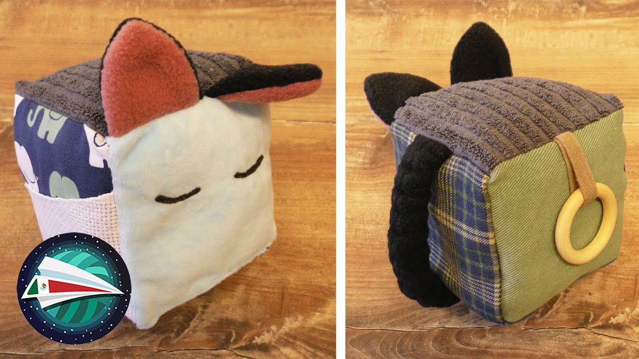 Aprende a coser un dado de juguete para bebés o niños pequeños | DIY juguetes de tela