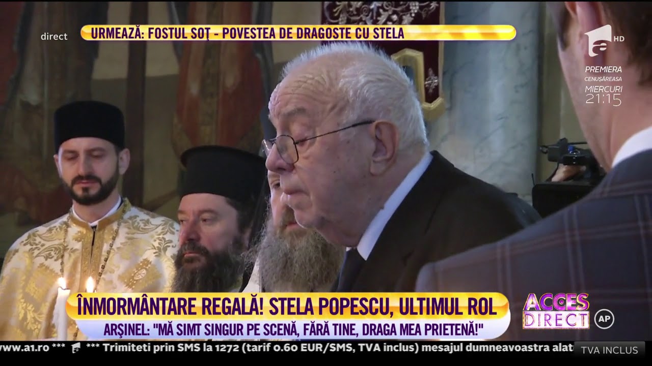 Alexanndru Arşinel şi-a luat adio de la buna sa prietenă şi colegă, de peste 40 de ani